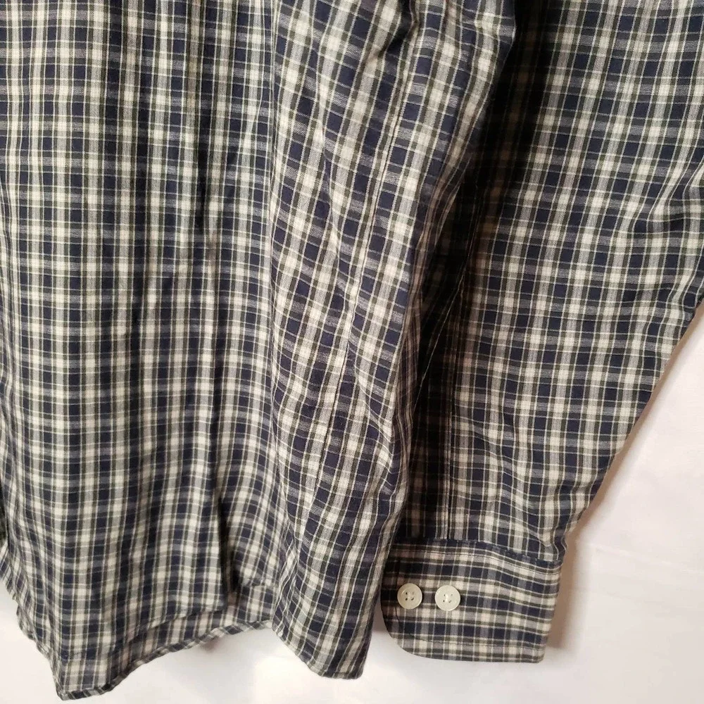 CHEROKEE plaid men's button down long sleeve shirt XXL - Picture 2 of 7